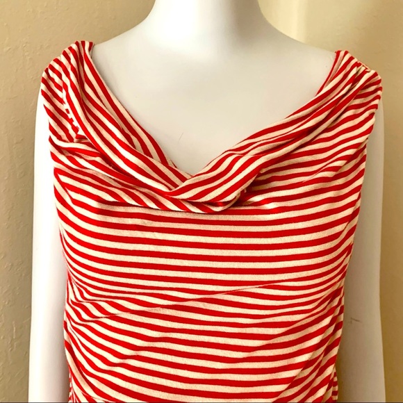 GUESS Red Striped Jersey Bodycon Dress Size Medium - Picture 12 of 15